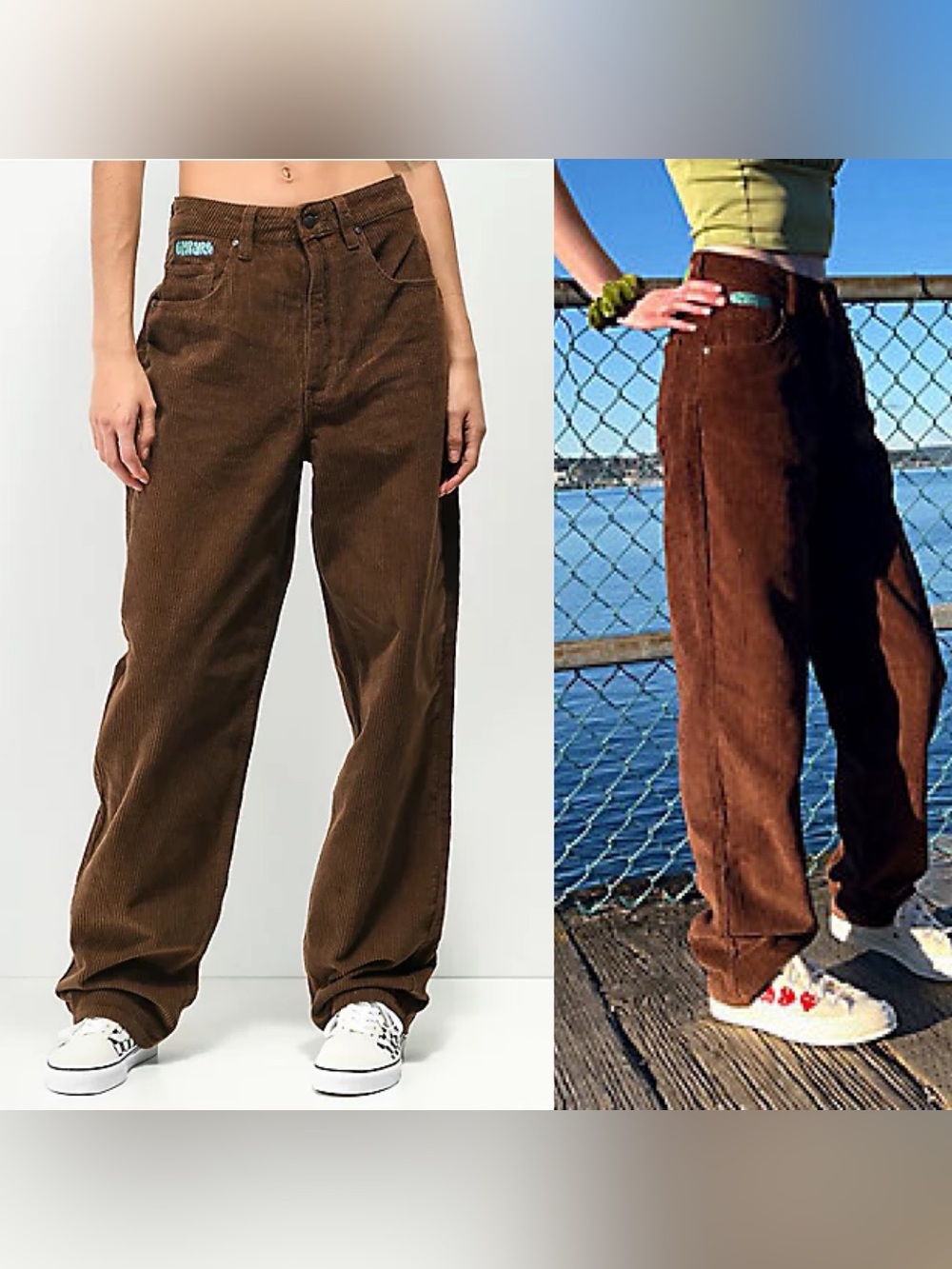 Empyre Tori Carafe Corduroy Skate Pants Size 0